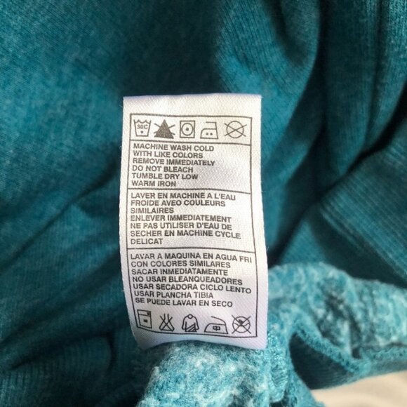 Hurley Crew Neck Heathered Teal Adult Small - Picture 5 of 8